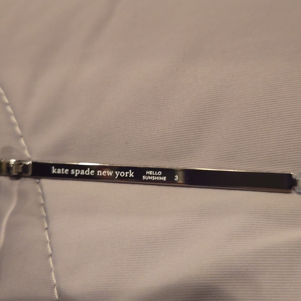 Kate Spade Sunglasses Maryam gray metal and plastic frame brand new in case - Picture 7 of 14
